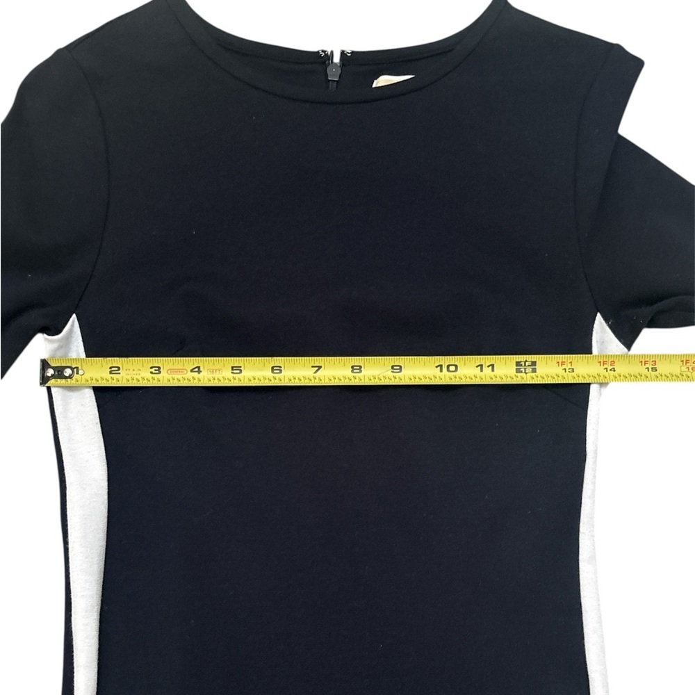 Michael Michael Kors Navy Blue Sheath Sporty Dress With White Accent Size XS - Picture 5 of 9